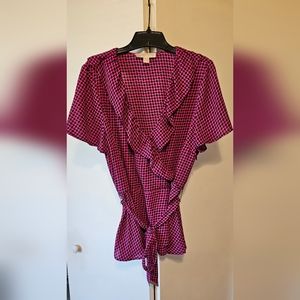 Michael Kors Pink/Blue Blouse